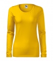 Žluté tričko dámské dlouhý rukáv