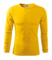 Žluté tričko pánské dlouhý rukáv