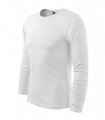 Pánské bavlněné tričko dlouhý rukáv bílé