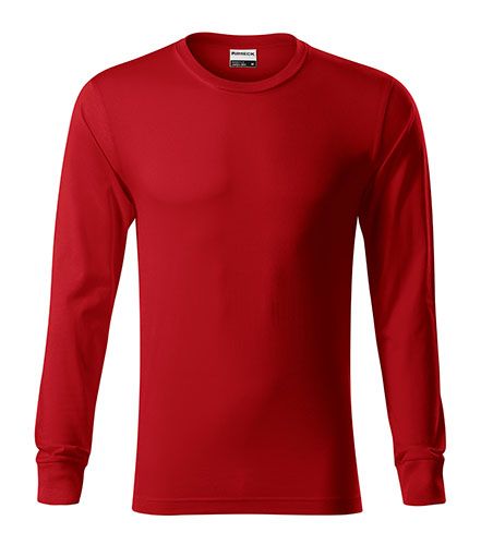 Pracovní tričko dlouhý rukáv Resist RŮZNÉ BARVY - Červené XL Rimeck