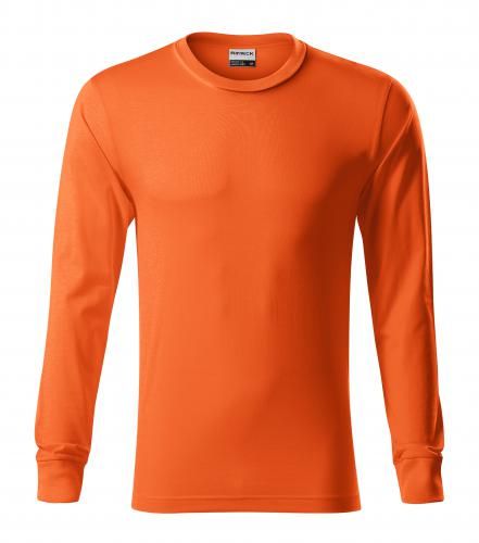 Pracovní tričko dlouhý rukáv Resist RŮZNÉ BARVY - Oranžové XL Rimeck