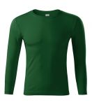 Bavlněné tričko dlouhý rukáv Progress RŮZNÉ BARVY - Lahvově zelená 2XL Malfini