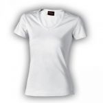 Dámské tričko bílé VÉČKO - bavlna vysoká gramáž (210g/m2) | Velikost XL, Velikost 2XL