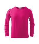DĚTSKÉ tričko dlouhý rukáv RŮZNÉ BARVY - Růžové M (134 na 7-9let) Malfini