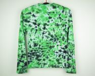 Batikované tričko zelené 