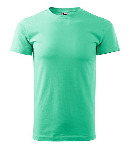 Pánské bavlněné tričko Basic RŮZNÉ BARVY - Mátové 2XL Malfini