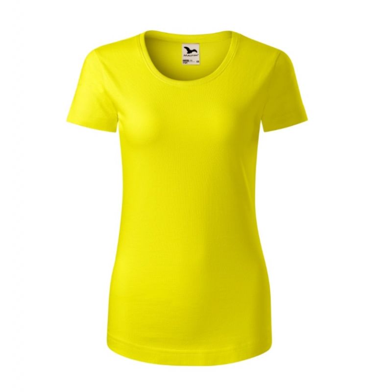 Žluté tričko dámské organická bavlna