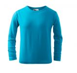 DĚTSKÉ tričko dlouhý rukáv RŮZNÉ BARVY - Modré XS (110 na 3-5let) Malfini