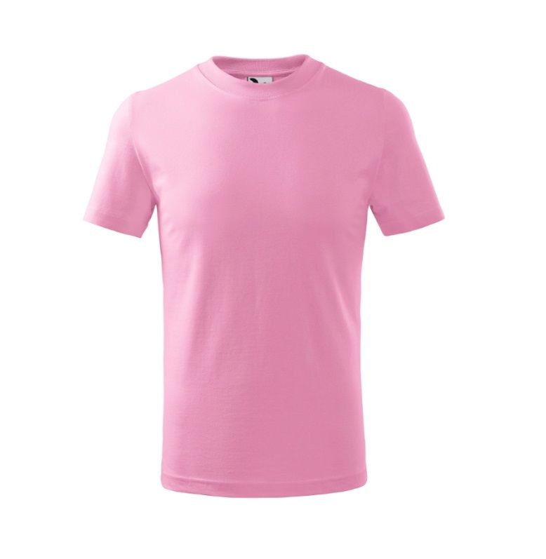 DĚTSKÉ tričko krátký rukáv RŮZNÉ BARVY - Růžové S (122 na 5-7 let) Malfini