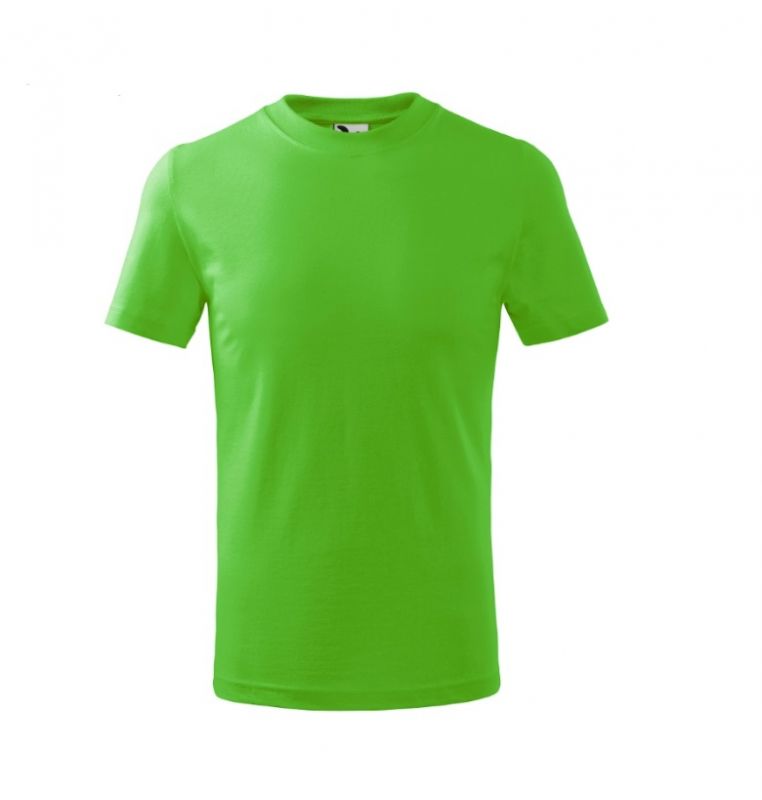 DĚTSKÉ tričko krátký rukáv RŮZNÉ BARVY - Světle zelené S (122 na 5-7 let) Malfini