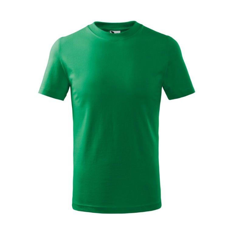 DĚTSKÉ tričko krátký rukáv RŮZNÉ BARVY - Tmavě zelené XL (158 na 11-13 let) Malfini