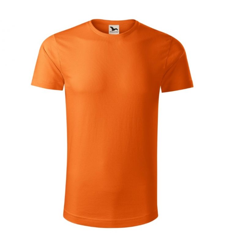 Tričko pánské Organická bavlna - RŮZNÉ BARVY - Oranžové XXL Malfini
