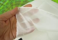 Hedvábný šátek bílý 100% silk