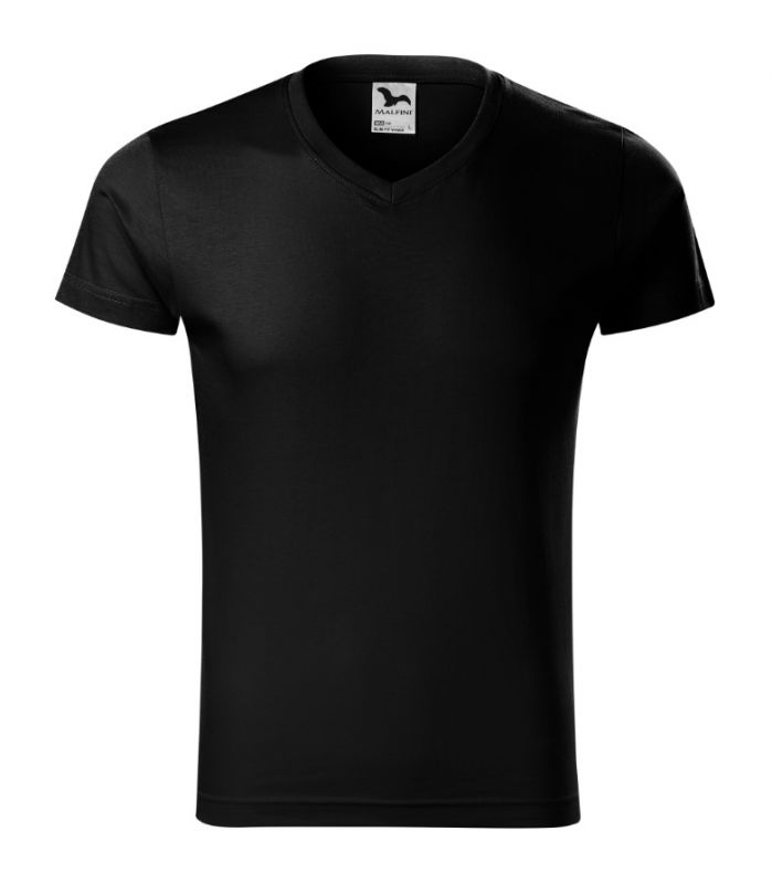 Pánské tričko Véčko Fit RŮZNÉ BARVY - Černé L Malfini