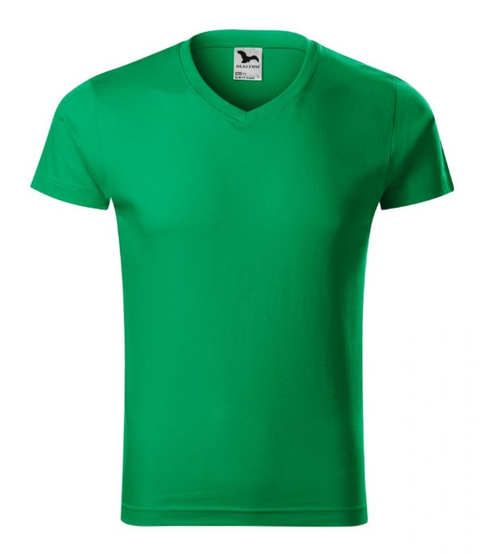 Pánské tričko Véčko Fit RŮZNÉ BARVY - Zelené L Malfini