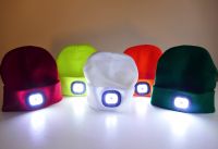 Svítící čepice LED světlo různé barvy