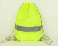 Fluorescenční batoh vak na záda žlutý