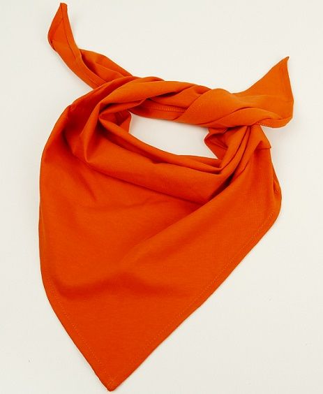 Bavlněný šátek oranžový