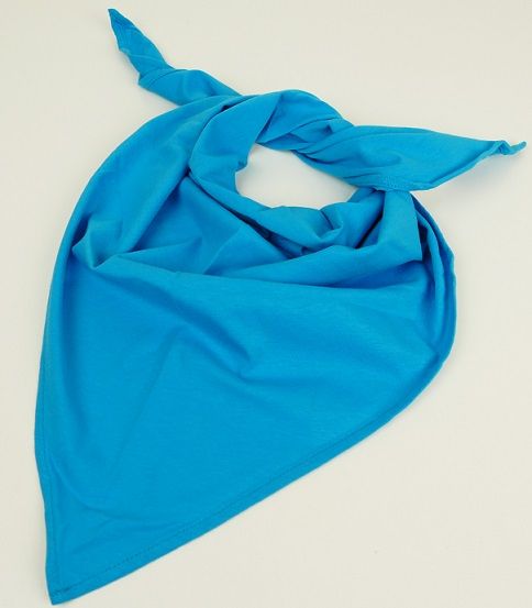 Bavlněný šátek tyrkysový