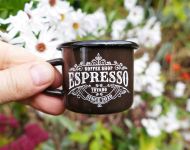 Hrneček plechový espresso 