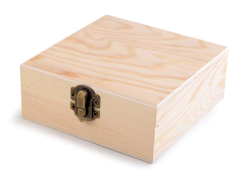Dřevěná krabička nelakovaná