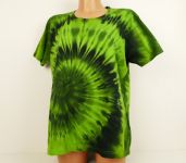 Dámské zelené tričko batika