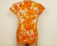 Dámské oranžové tričko srdíčko