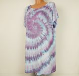 Dámské fialkové šaty batika