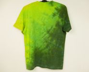 Zelené batikované tričko 