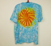 Batikované tričko Slunce na nebi