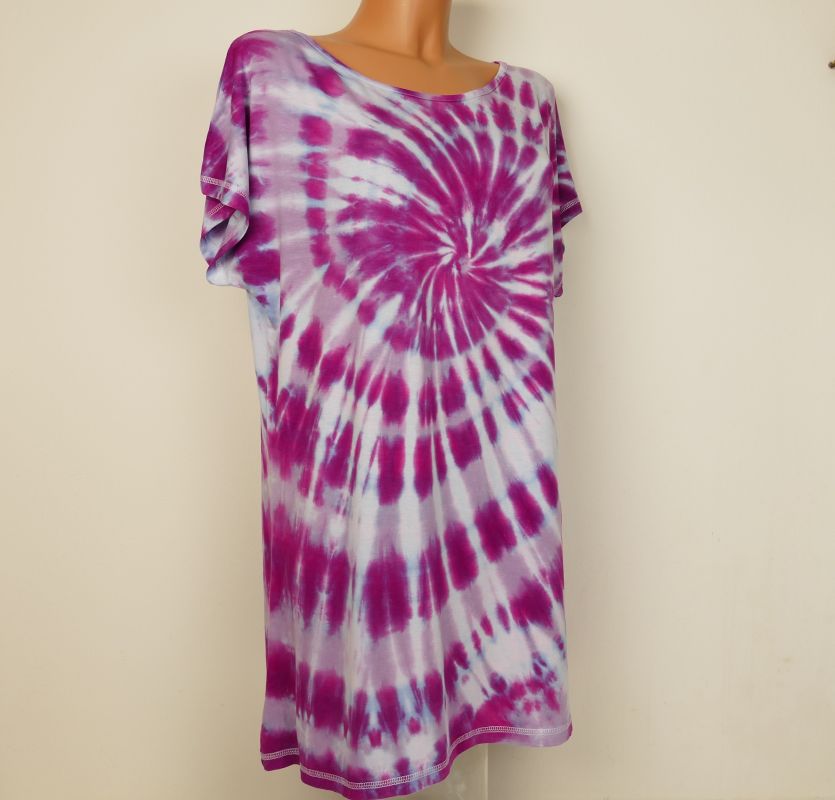 Dámské tričko šaty batika