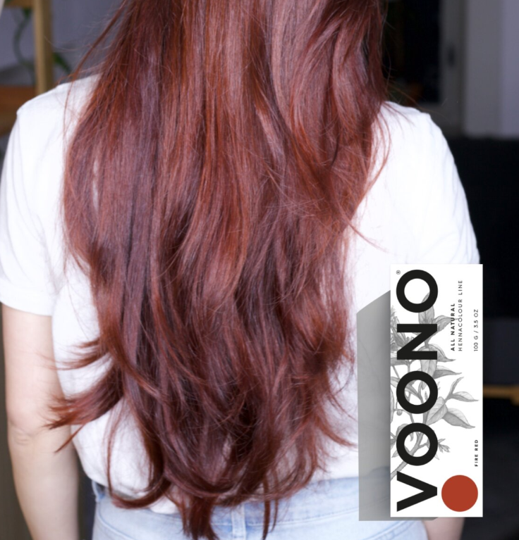 Přírodní barva na vlasy Ohnivě červená