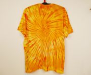 Batikované tričko žluté Slunce