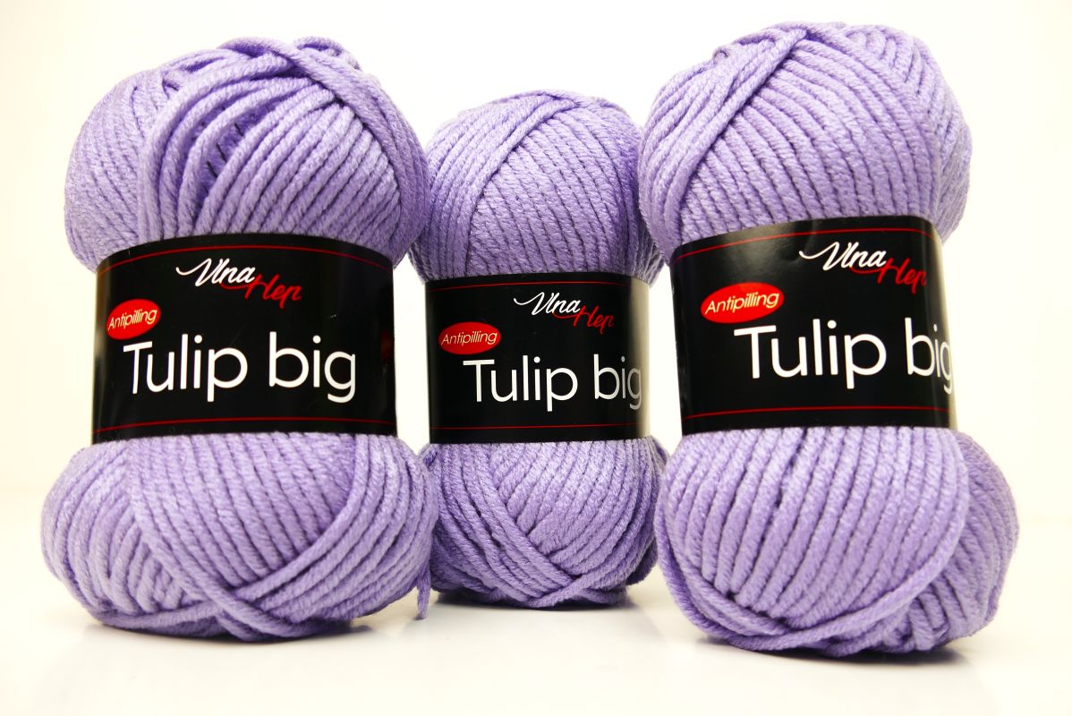 Vlna silná fialková Tulip big