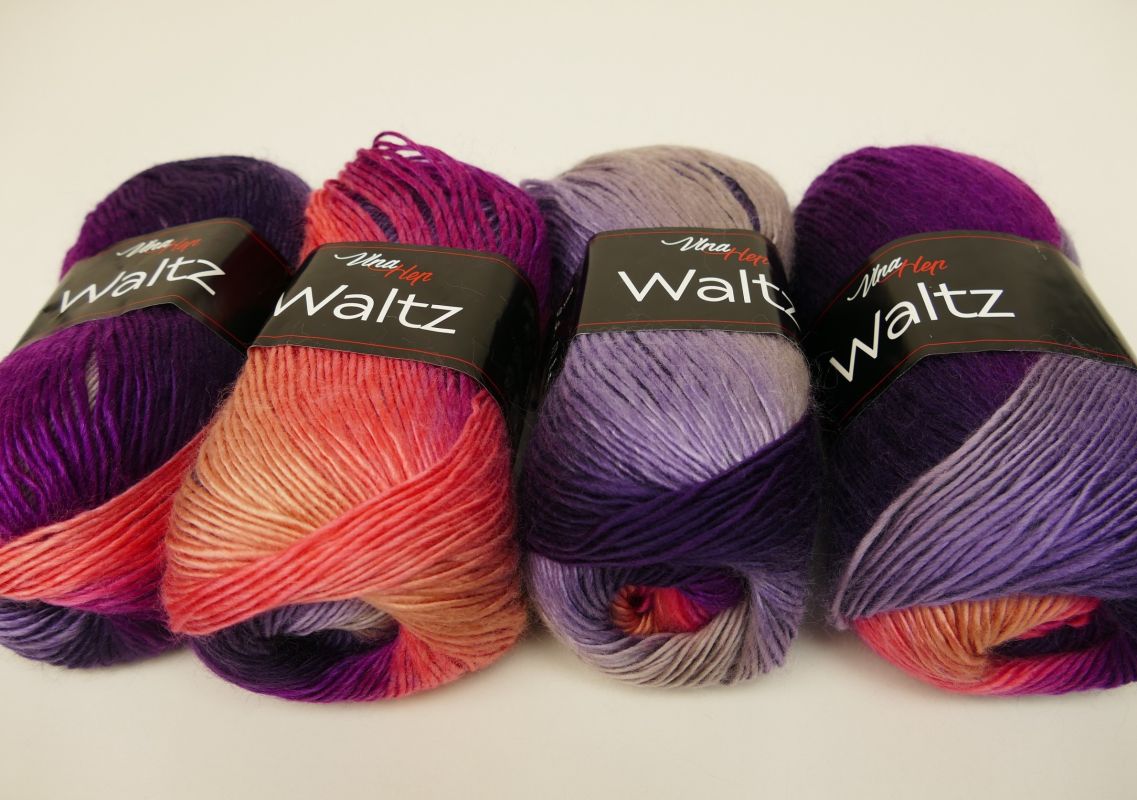 Vlna na pletení premiový akryl Lila