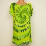Dámské zelené tričko šaty 