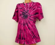 Batikované tričko MAGENTA REBEL, XL