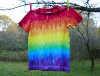 Dětské duhové tričko batika