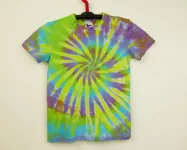 Dětské modré tričko batika