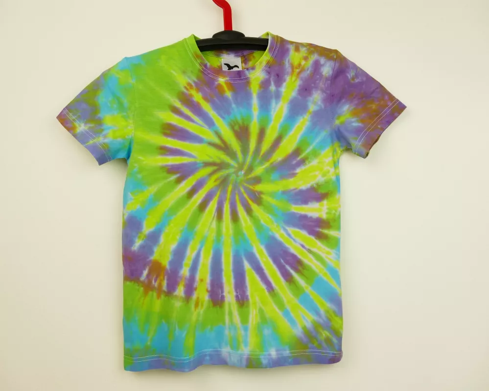 Dětské modré tričko batika