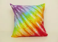 POVLAK na polštářek 40x40 batika DUHOVÝ SPIRIT