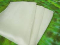 Hedvábná šála bílá 100% Silk Ponge 5