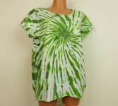 Dámské batikované tričko GREEN, XL