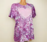 Dámské vínové tričko batika