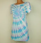 Dámské dlouhé tričko (šaty) ANGEL, S Šťastní lidé-M Dámské batikované šatičky