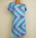 Blankytné batikované šaty 