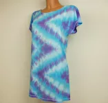 Blankytné batikované šaty 