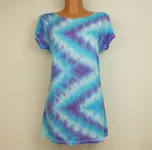 Blankytné batikované šaty 