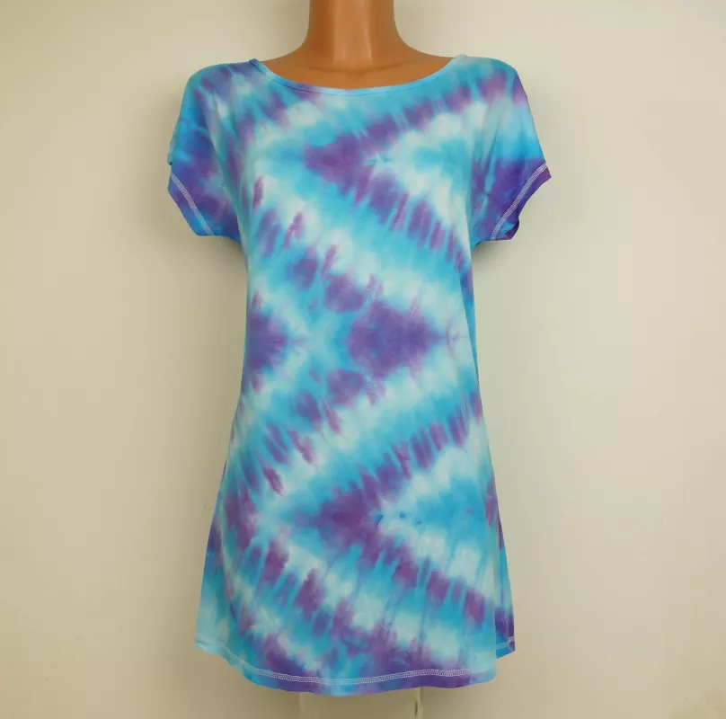 Blankytné batikované šaty 