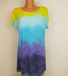 Dámské dlouhé tričko (šaty) MOŘE, XL Šťastní lidé-M v